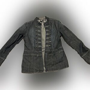 Lois Military Style Denim Jacket